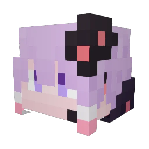 sunao021 Minecraft avatar head, 3D render