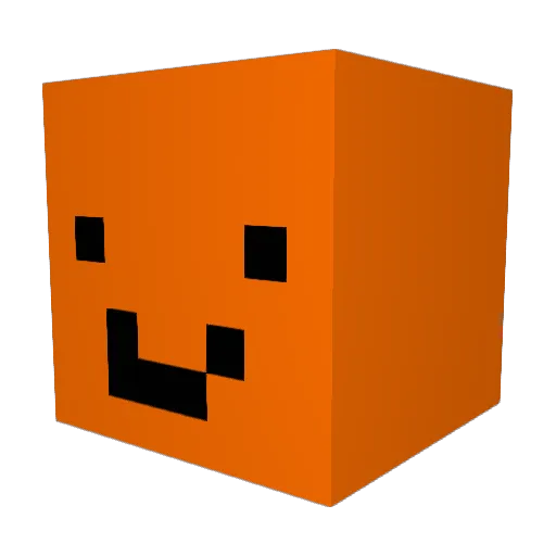 sunblitzed Minecraft avatar head, 3D render