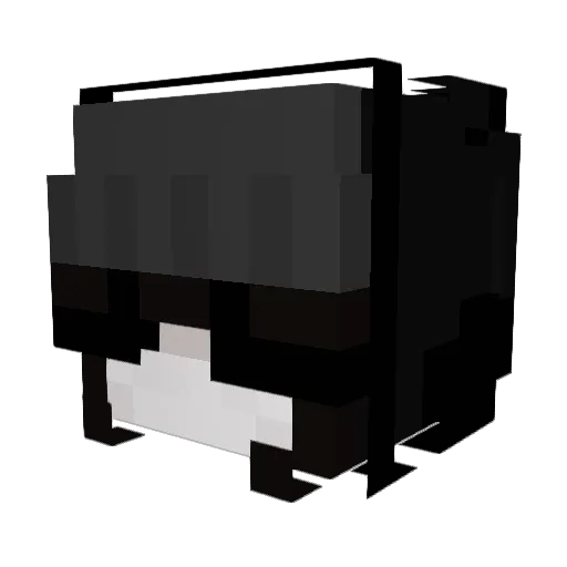 sunburstsmoke Minecraft avatar head, 3D render