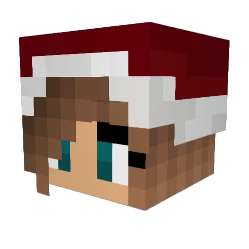 suncrush Minecraft avatar head, 3D render