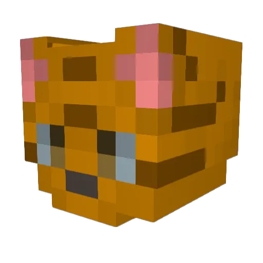 sunday_mc Minecraft avatar head, 3D render