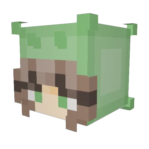 sundq Minecraft avatar head, 3D render