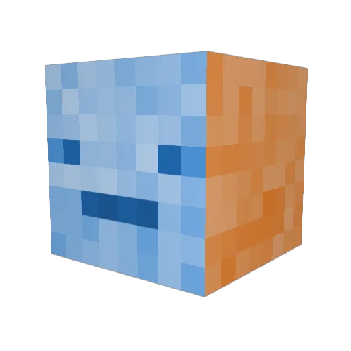 sune1069 Minecraft avatar head, 3D render