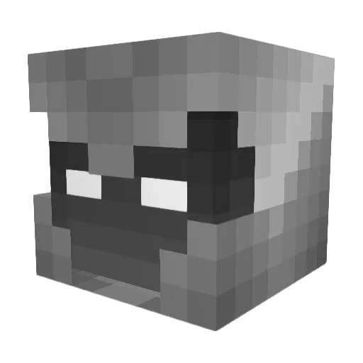 suneasideup Minecraft avatar head, 3D render