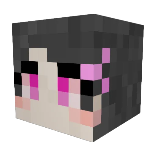 sunflow3r_XD Minecraft avatar head, 3D render