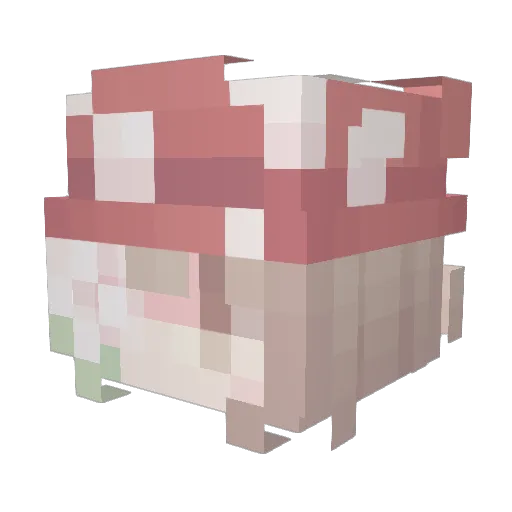 sunfroggo Minecraft avatar head, 3D render