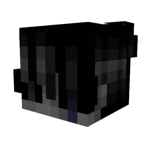 sungod Minecraft avatar head, 3D render