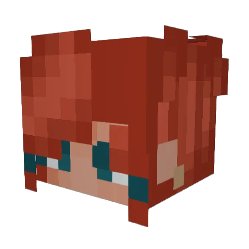 sunhobiwi Minecraft avatar head, 3D render