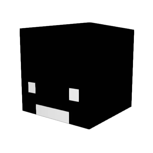 sunillgd Minecraft avatar head, 3D render