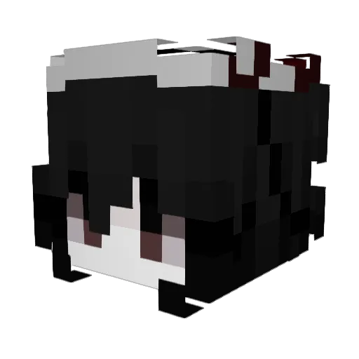 sunispoison Minecraft avatar head, 3D render