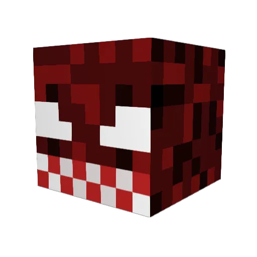 sunkfish Minecraft avatar head, 3D render