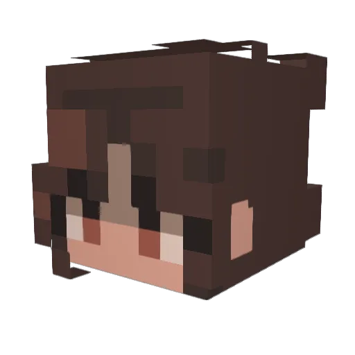 sunkissedlex Minecraft avatar head, 3D render