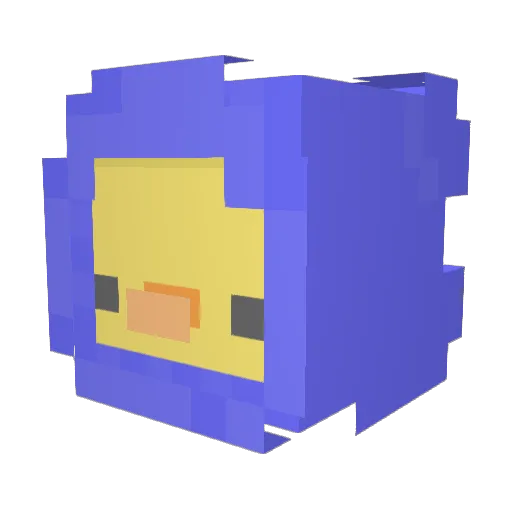 sunlight1004 Minecraft avatar head, 3D render