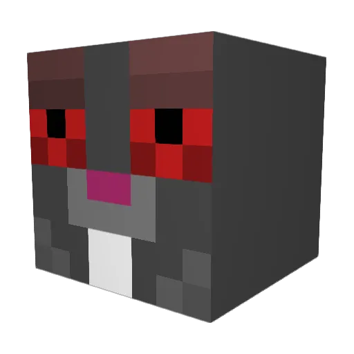 sunlily_ Minecraft avatar head, 3D render