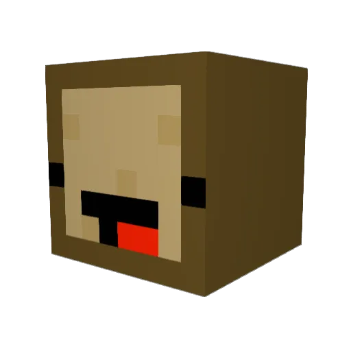 sunny2223 Minecraft avatar head, 3D render