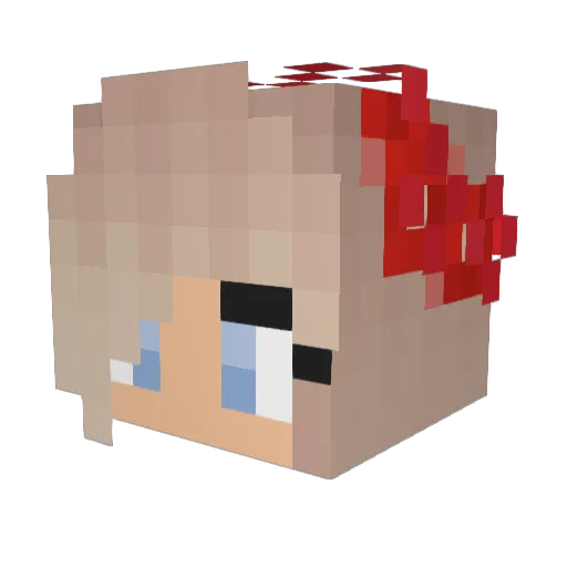 sunny798 Minecraft avatar head, 3D render