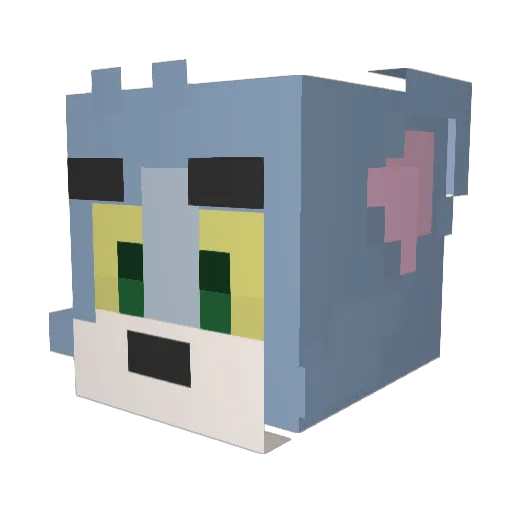 sunny_town Minecraft avatar head, 3D render