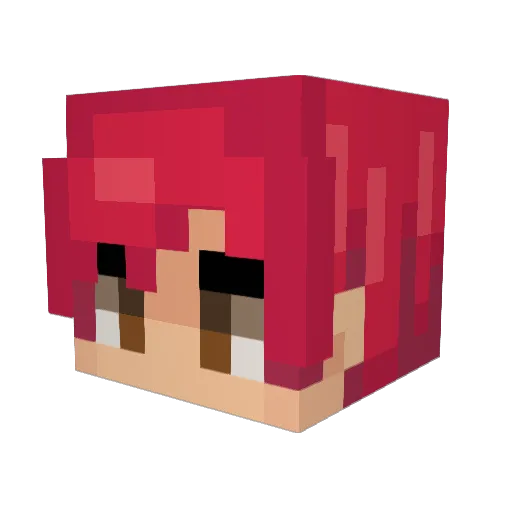 sunnydayhyuck Minecraft avatar head, 3D render