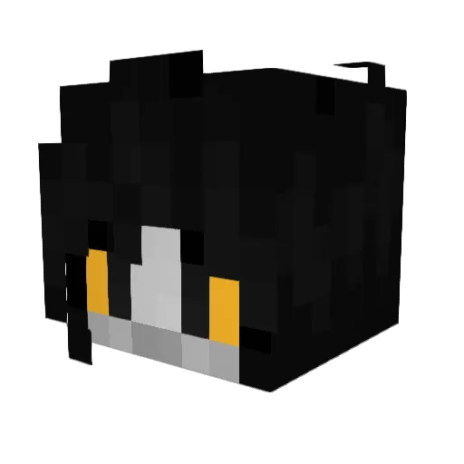 sunnydayze Minecraft avatar head, 3D render