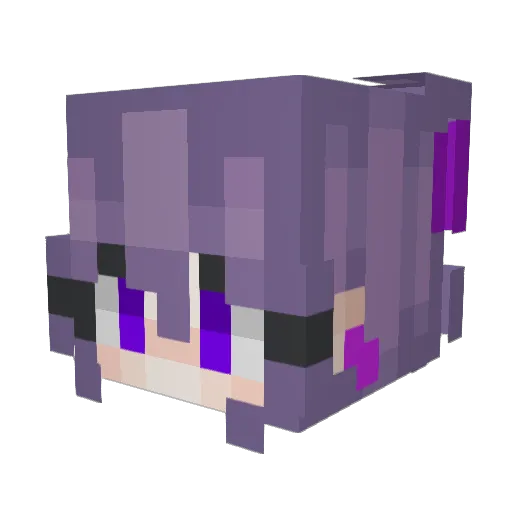 sunnydownr Minecraft avatar head, 3D render