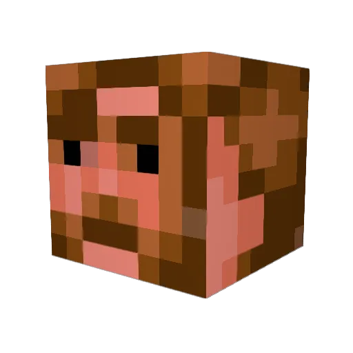 sunnyjum Minecraft avatar head, 3D render