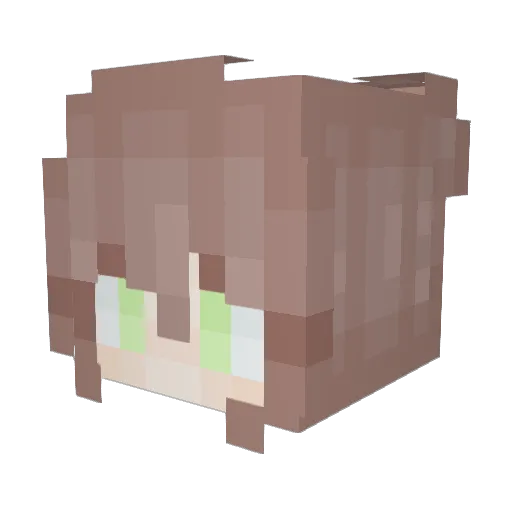 sunnykyeom Minecraft avatar head, 3D render