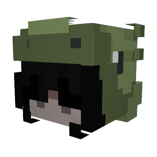 sunnysunshine15 Minecraft avatar head, 3D render