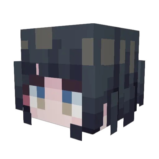 sunrise0503 Minecraft avatar head, 3D render