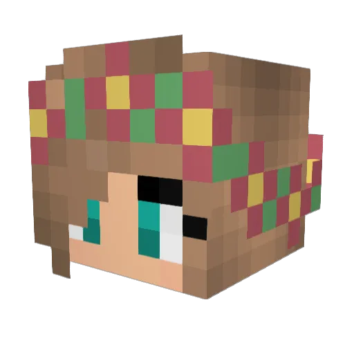 sunshine_love Minecraft avatar head, 3D render