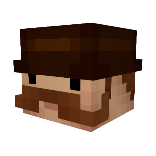 sunshinex8 Minecraft avatar head, 3D render