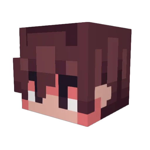 sunsolem Minecraft avatar head, 3D render