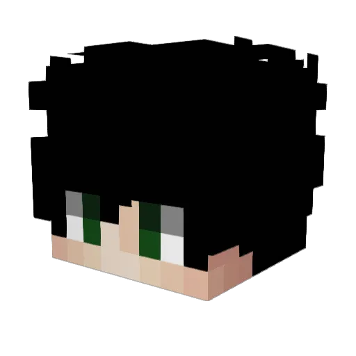suntgabriel Minecraft avatar head, 3D render