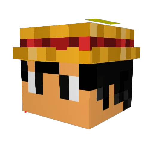 sunwk0311 Minecraft avatar head, 3D render