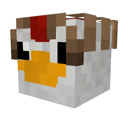 sunwoo1127 Minecraft avatar head, 3D render