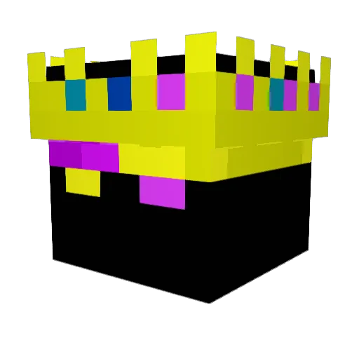 sunzetro Minecraft avatar head, 3D render