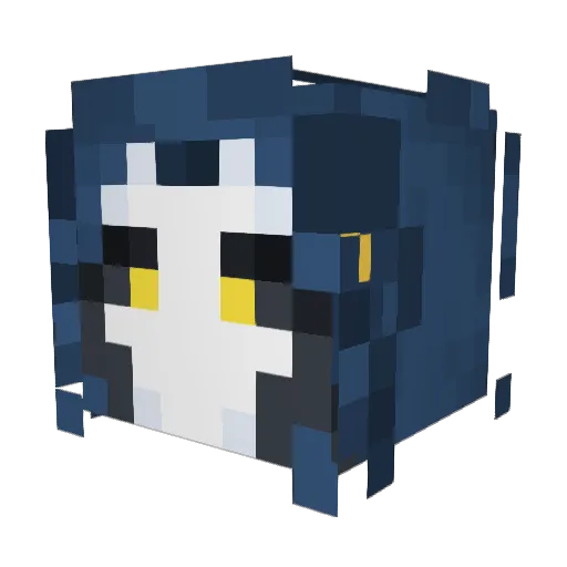 suomings Minecraft avatar head, 3D render