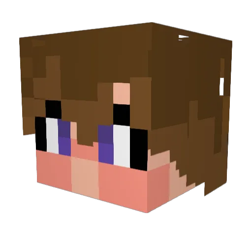 suonhunter Minecraft avatar head, 3D render