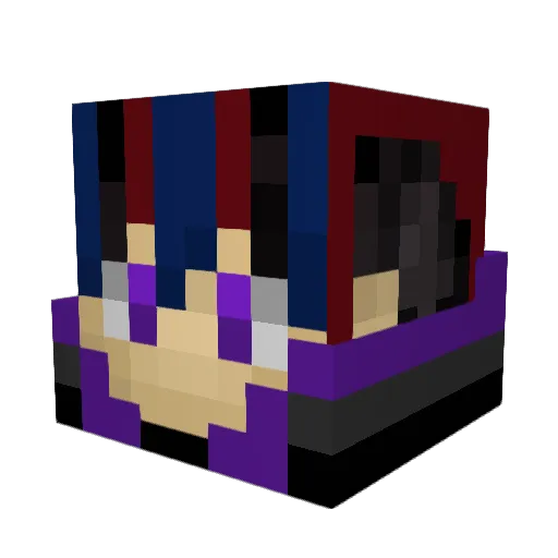 suovas Minecraft avatar head, 3D render