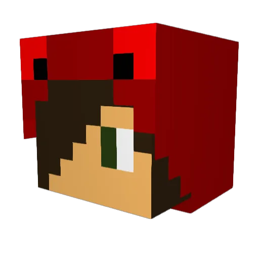 supaawesomecraft Minecraft avatar head, 3D render