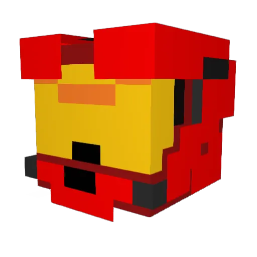 supacoop101 Minecraft avatar head, 3D render