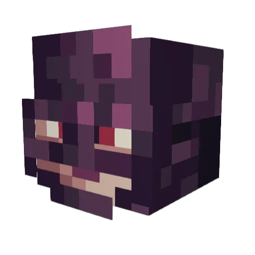 supadis Minecraft avatar head, 3D render