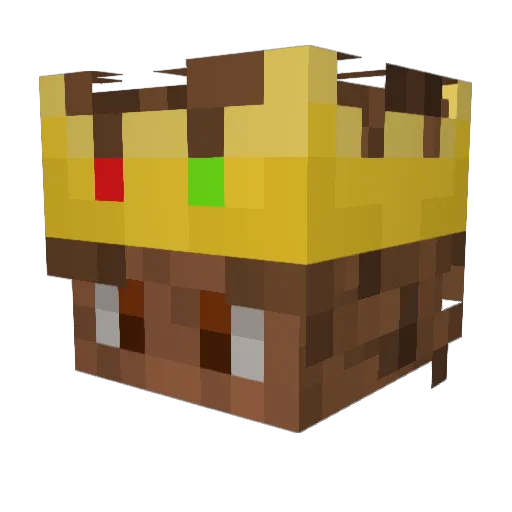 supaeh Minecraft avatar head, 3D render