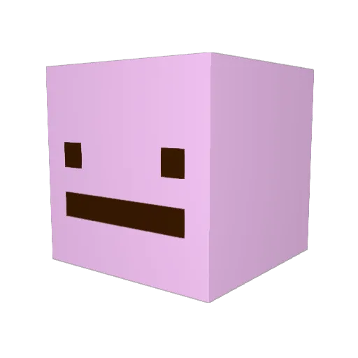 supal8 Minecraft avatar head, 3D render