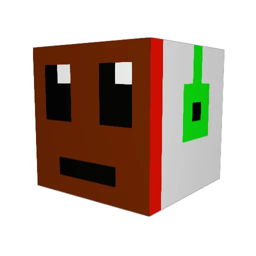 supashadow1777 Minecraft avatar head, 3D render