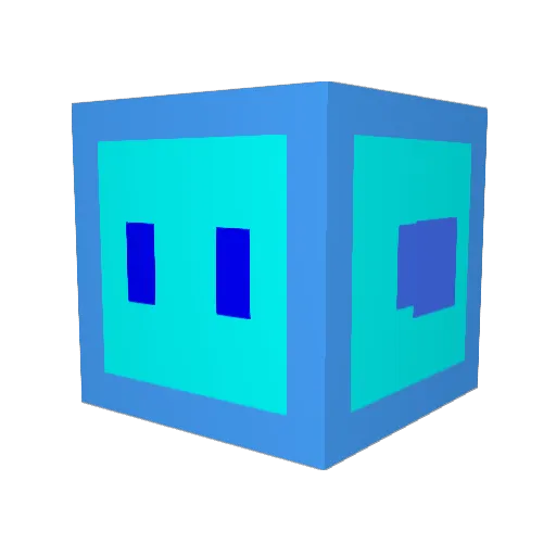 super3156 Minecraft avatar head, 3D render