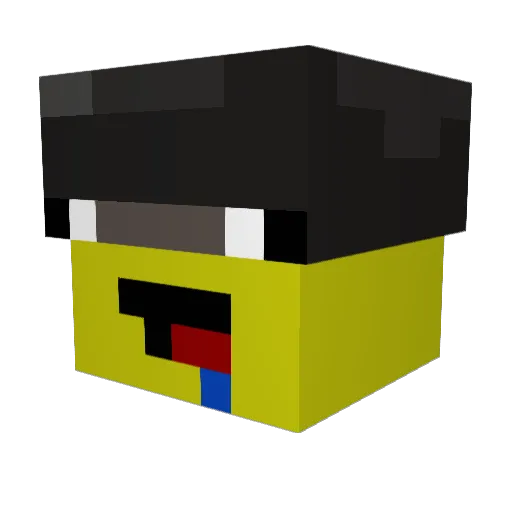 super8952 Minecraft avatar head, 3D render