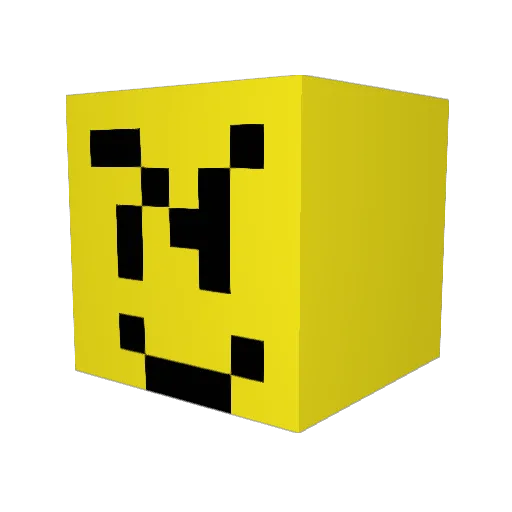 super93 Minecraft avatar head, 3D render