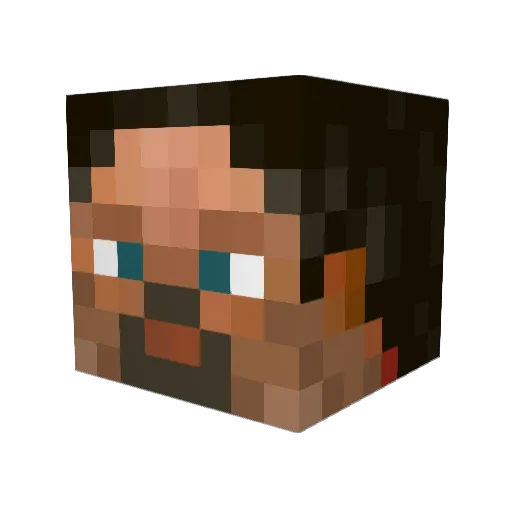 superCrit5907 Minecraft avatar head, 3D render