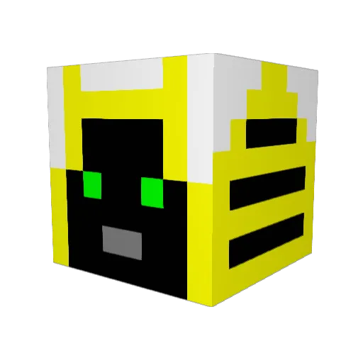superOU43 Minecraft avatar head, 3D render
