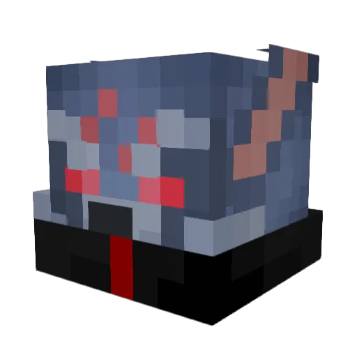 super_jammin Minecraft avatar head, 3D render